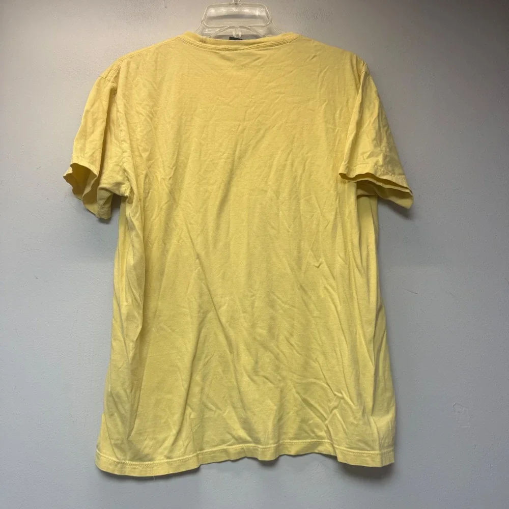 Polo Ralph Lauren T-Shirt Mens Small Yellow Excellent Short Sleeve Pony Logo